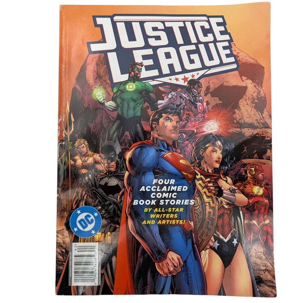 Justice League Magazine Comic Book 4 Stories DC Comics Superman Batman Wonder